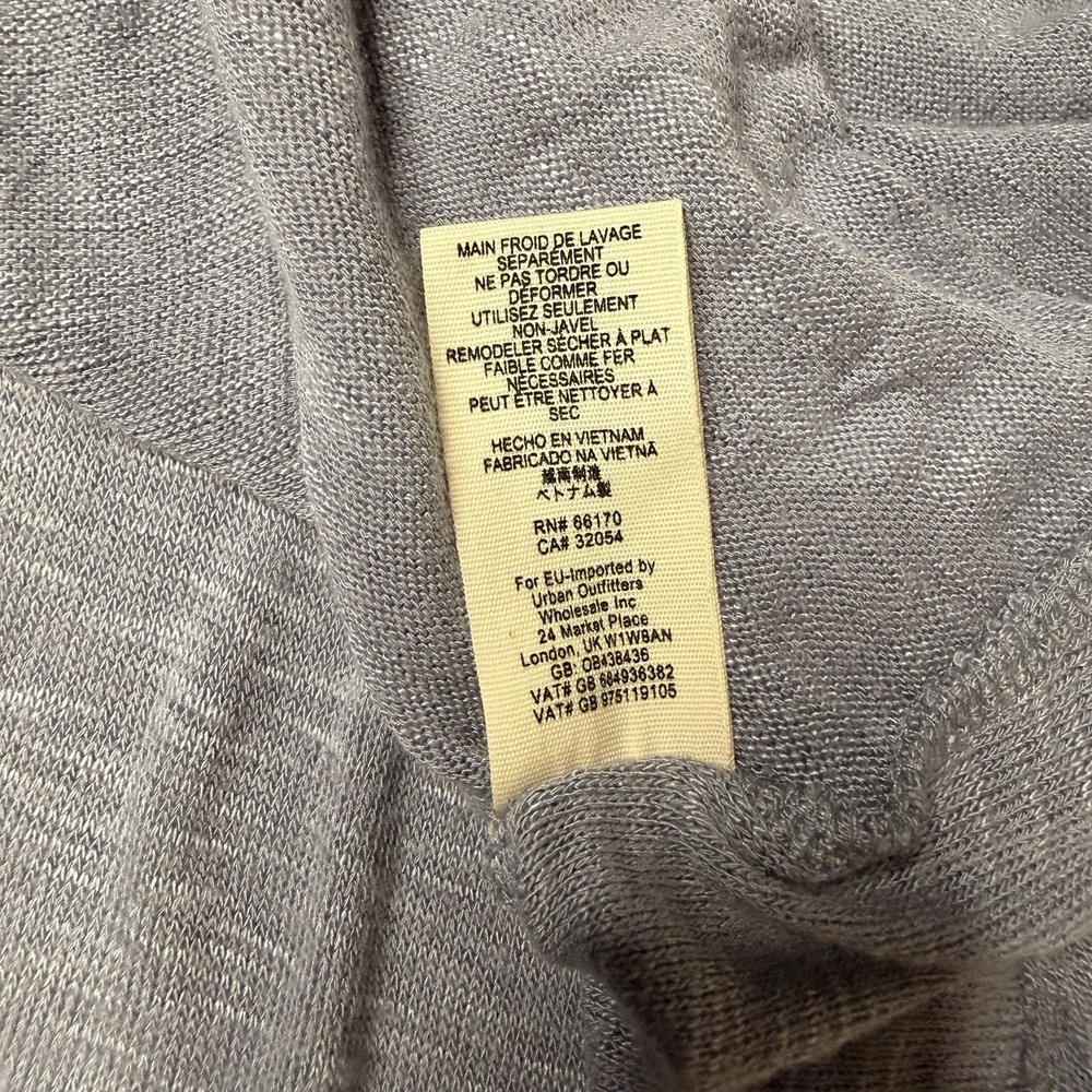 Free People Miss Rose V-Neck Bubble‎ Hemline Blouse Lilac Size X-Small - Picture 12 of 16